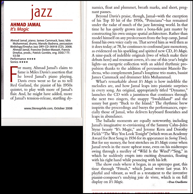 Review from Stereophile Magazine